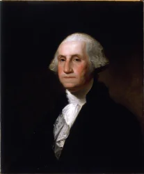 Porträt von George Washington, nach einem Gemälde von Gilbert Stuart